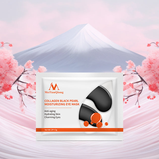 MeiYanQiong Collagen Black Pearl Moisturizing Eye Mask 10PCS Anti-aging Hydrating Eye Skin