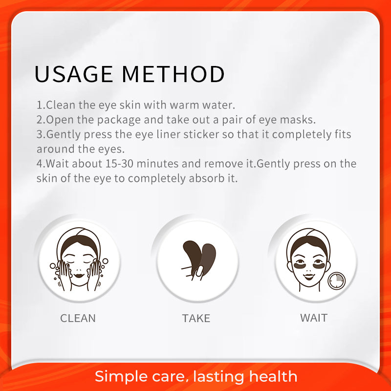 MeiYanQiong Collagen Black Pearl Moisturizing Eye Mask 10PCS Anti-aging Hydrating Eye Skin
