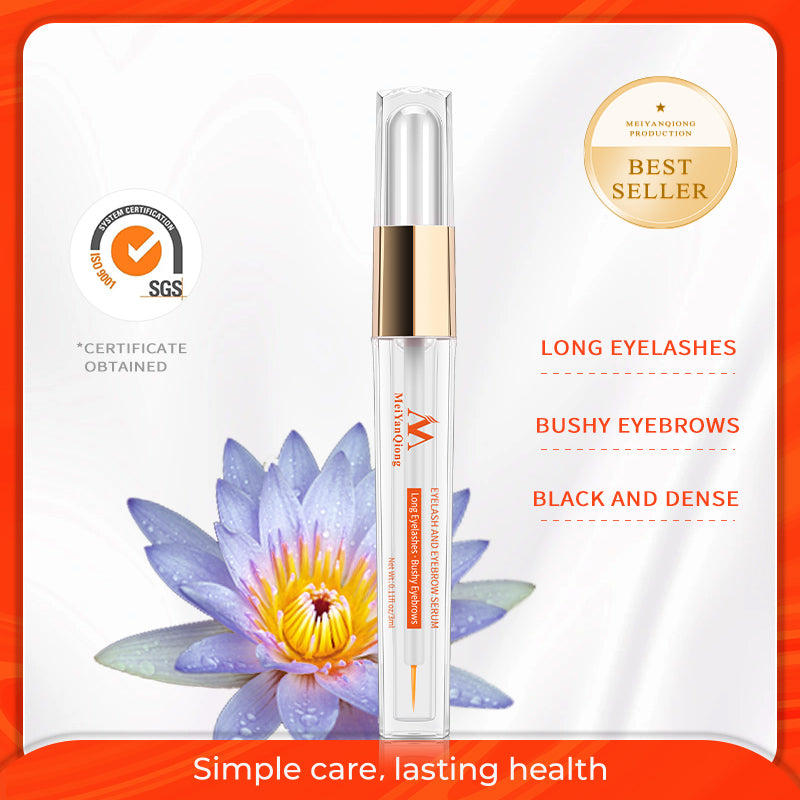 MeiYanQiong Eyelash And Eyebrow Growth Serum Treatments Lengthening Thick Eye Care Eyelash Curling Herbal Extract