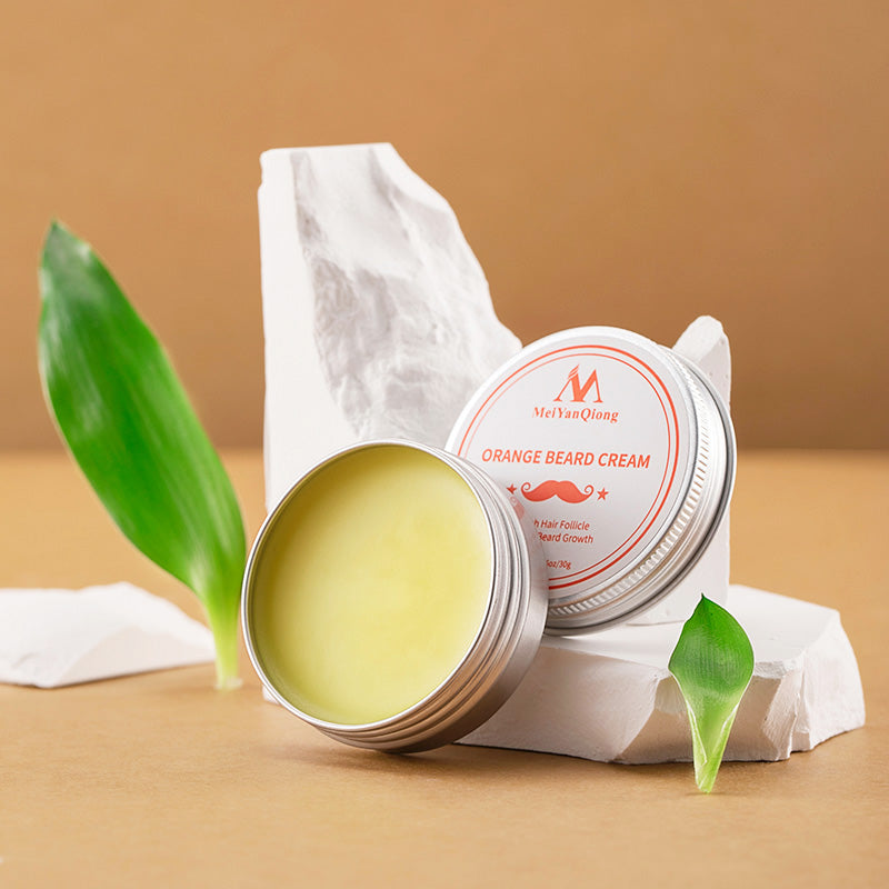 MeiYanQiong Orange Beard Mouth Growth Balm Promote Beard Growth 1.06oz/30g