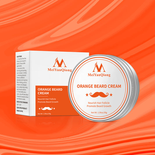 MeiYanQiong Orange Beard Mouth Growth Balm Promote Beard Growth 1.06oz/30g