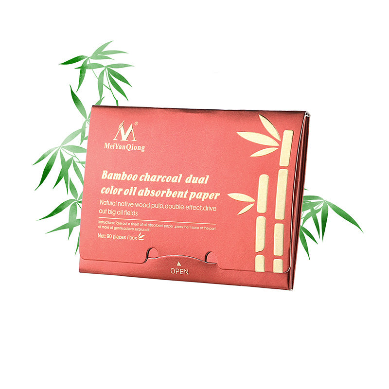 MeiYanQiong BAMBOO CHARCOAL DUAL COLOR OIL ABSORBENT PAPER
